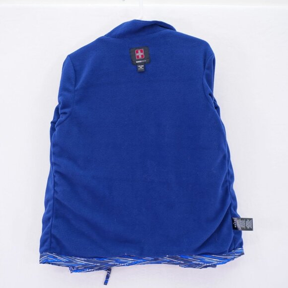 Swiss Tech Heather Blue Gray Boys Jacket‎ 2XL (18) Full Zip Fleece Lined - Picture 4 of 6